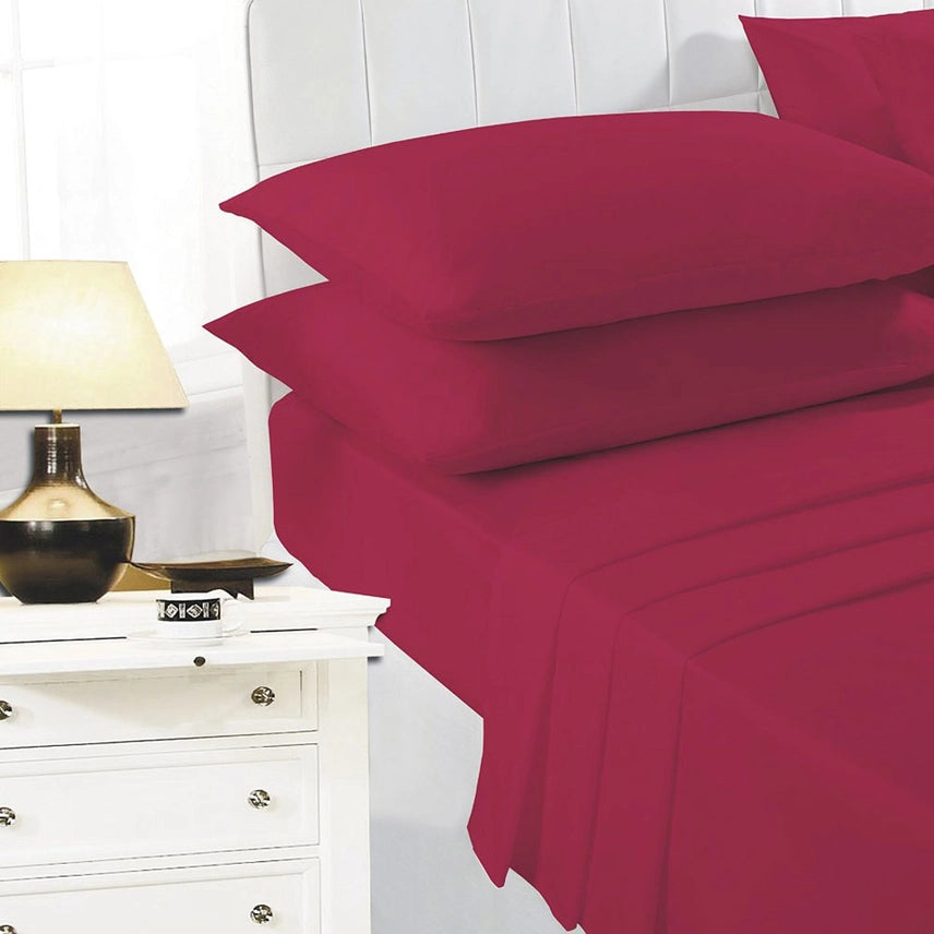 Parure de lit facile d'entretien - 16 couleurs disponibles