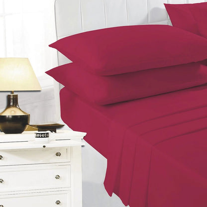 Parure de lit facile d'entretien - 16 couleurs disponibles