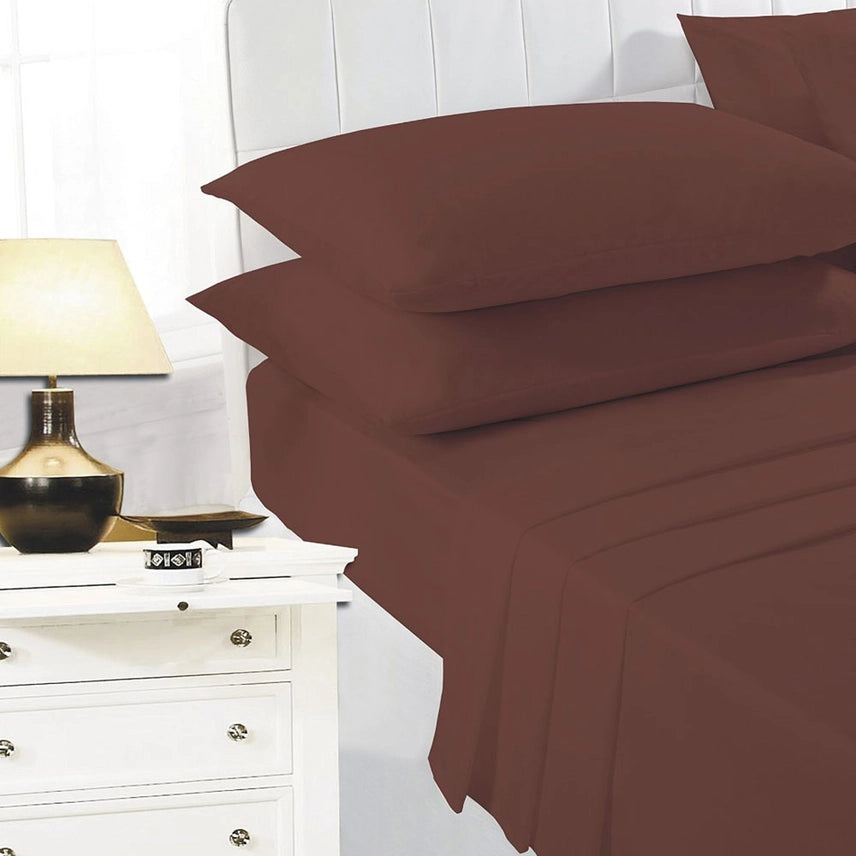 Parure de lit facile d'entretien - 16 couleurs disponibles