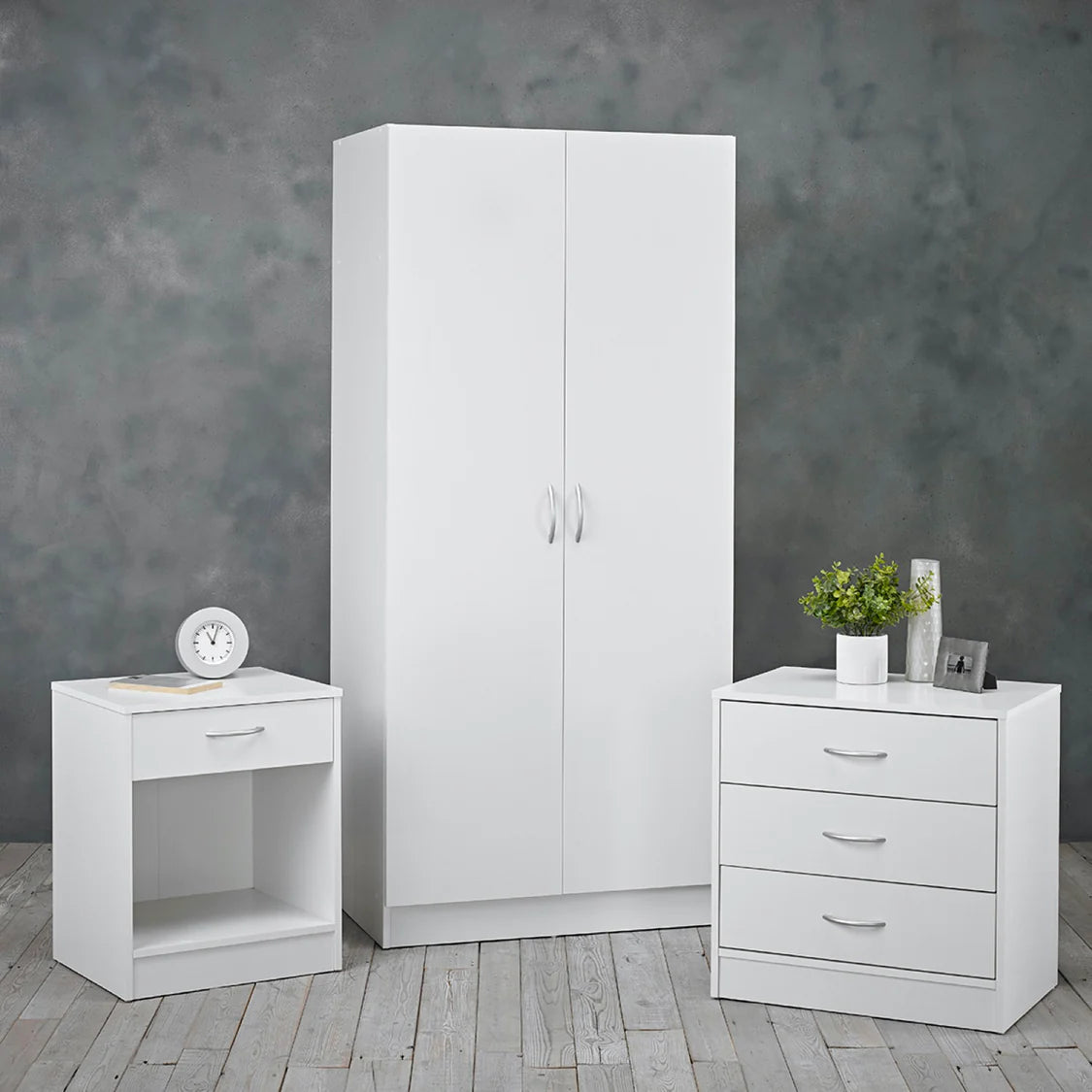 White bedroom set