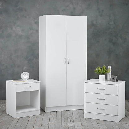 White bedroom set