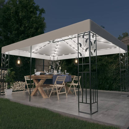 Luxury Double Roof Gazebo - Grey roof - 3m x 4m - optional home assembly