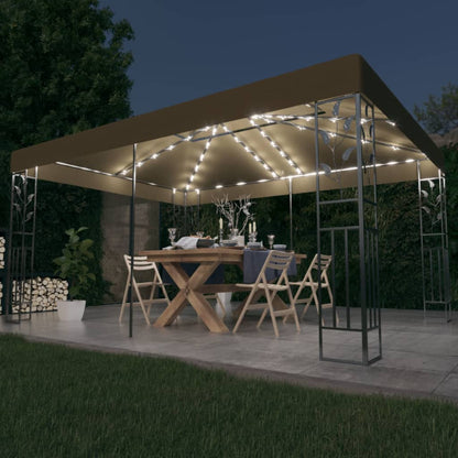 Luxury Double Roof Gazebo - Grey roof - 3m x 4m - optional home assembly