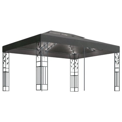 Luxury Double Roof Gazebo - Grey roof - 3m x 4m - optional home assembly
