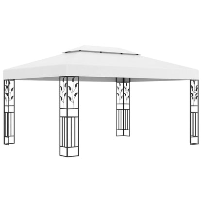 Luxury Double Roof Gazebo - Grey roof - 3m x 4m - optional home assembly