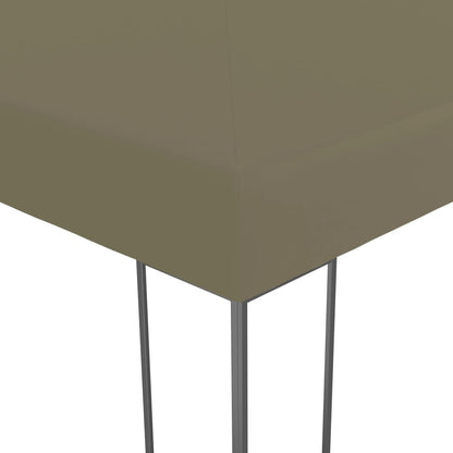 Moderna Gazebo with Roof 3x4 m Taupe