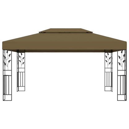 Luxury Double Roof Gazebo - Grey roof - 3m x 4m - optional home assembly