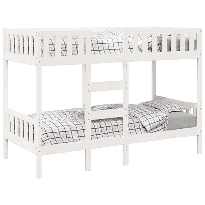 Bunk beds - Solid White Pine - 75cm x 190cm