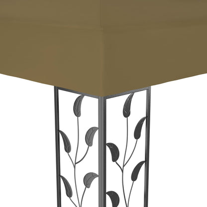 Luxury Double Roof Gazebo - Grey roof - 3m x 4m - optional home assembly