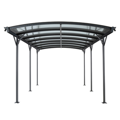 10x16ft Aluminium Curved Carport