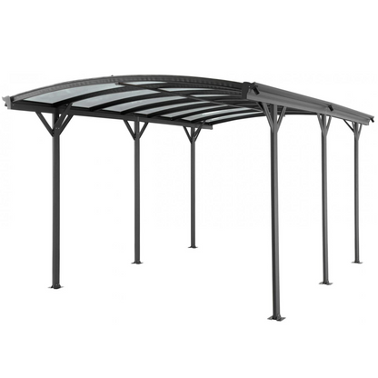 10x16ft Aluminium Curved Carport