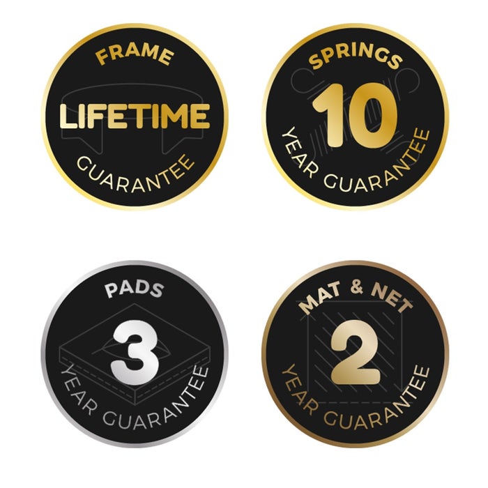 Trampoline rond plat Akrobat Orbit de 14 pieds