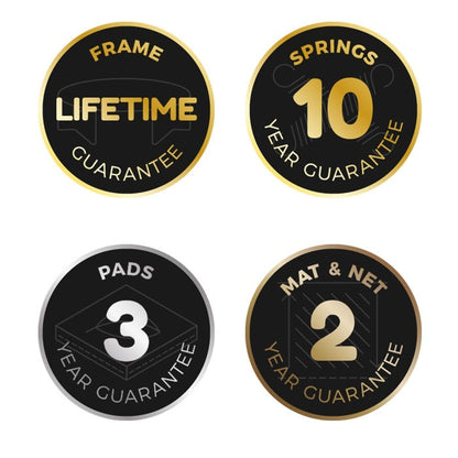 Trampoline rond plat Akrobat Orbit de 14 pieds