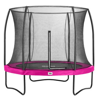10ft (305cm) Salta PINK Round Comfort Edition Trampoline with Enclosure