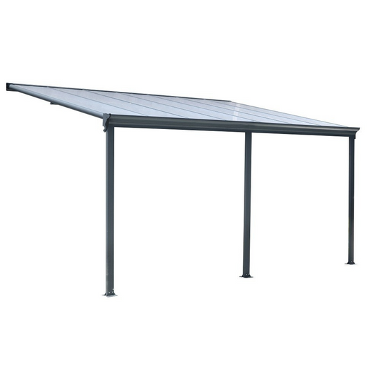 10x16ft Wide Lean To Carport Patio Cover