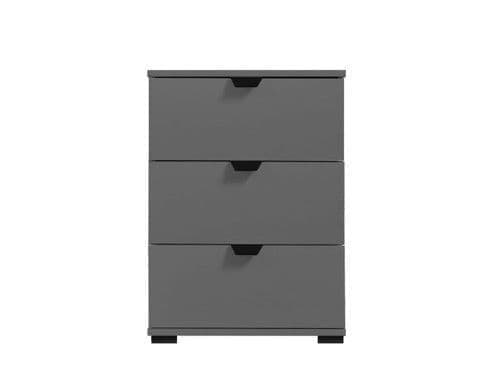 'Louis' Grey Bedside Unit