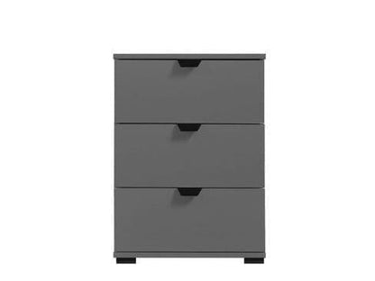 'Louis' Grey Bedside Unit